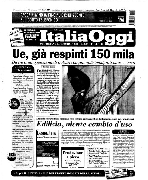 Italia oggi : quotidiano di economia finanza e politica